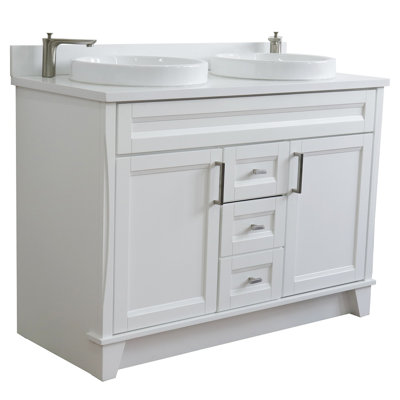 Ensemble de meuble-lavabo double 49 po Brickley