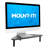 Mount-It! Height Adjustable Corner Monitor Stand, Screen Riser, Ergonomic Space Saving Design, Black