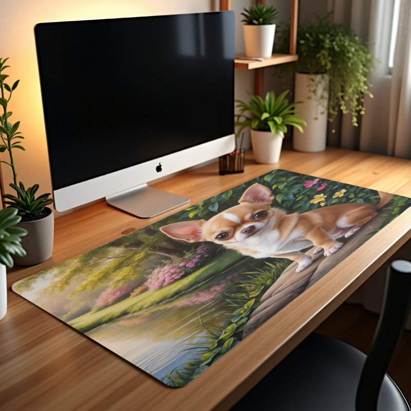 Polyester Desk Pad, 23.6x13.8