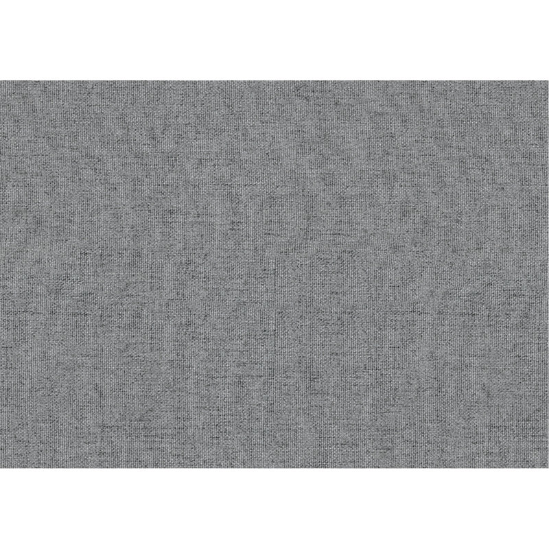 Tissu transitionnel gris foncé texturé avec rembourrage en mousse et pieds rembourrés