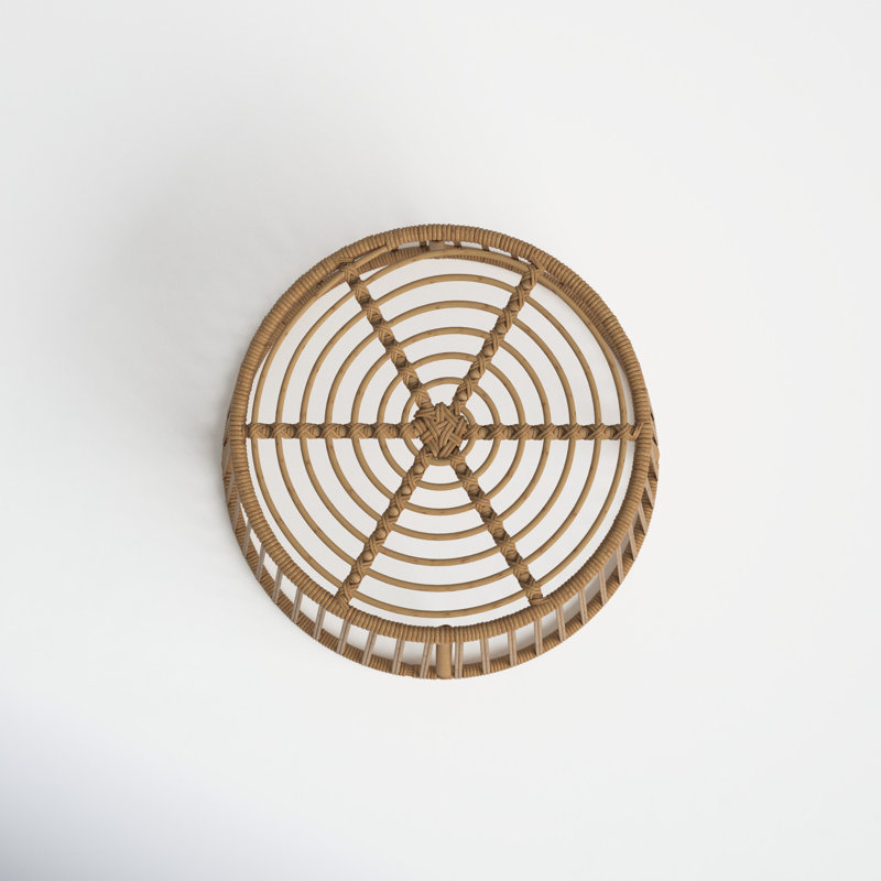 Fiona Round Wicker/Rattan Outdoor Side Table