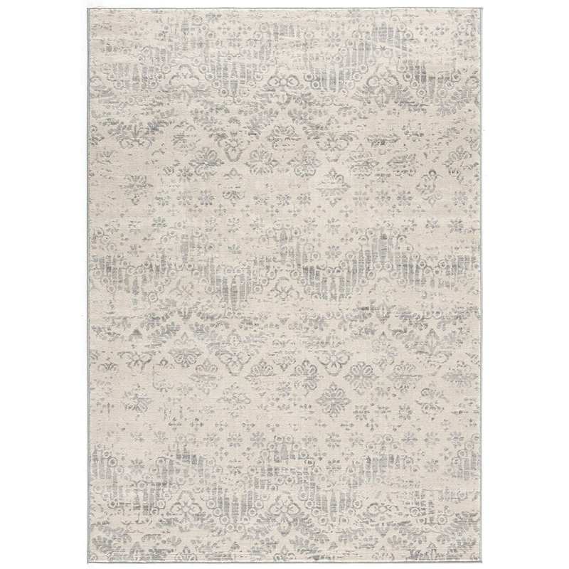 Tapis ivoire en polypropylène 7 pi 9 po x 10 pi 8 po Gimar Ikat