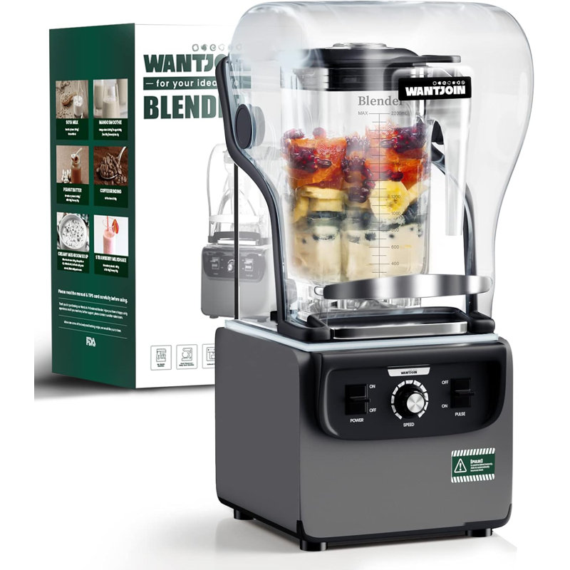 Mélangeur commercial insonorisé de cuisine avec insonorisation commerciale Wantjoin