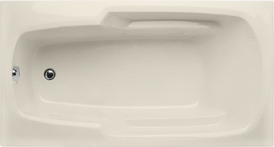 Builder 7236 72'' L Soaking Bathtub, Biscuit