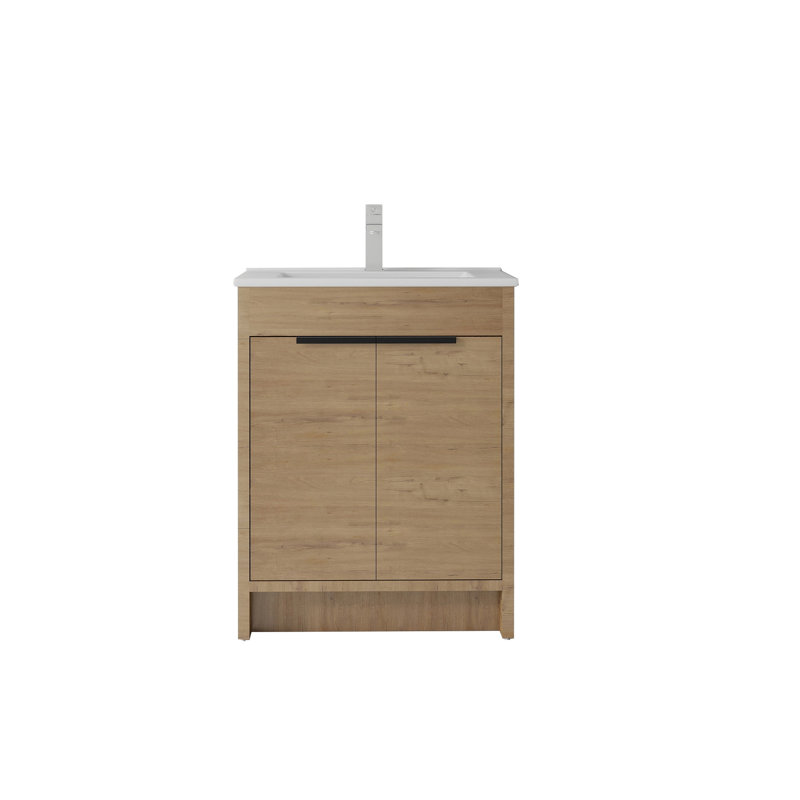 Meuble-lavabo autoportant avec lavabo