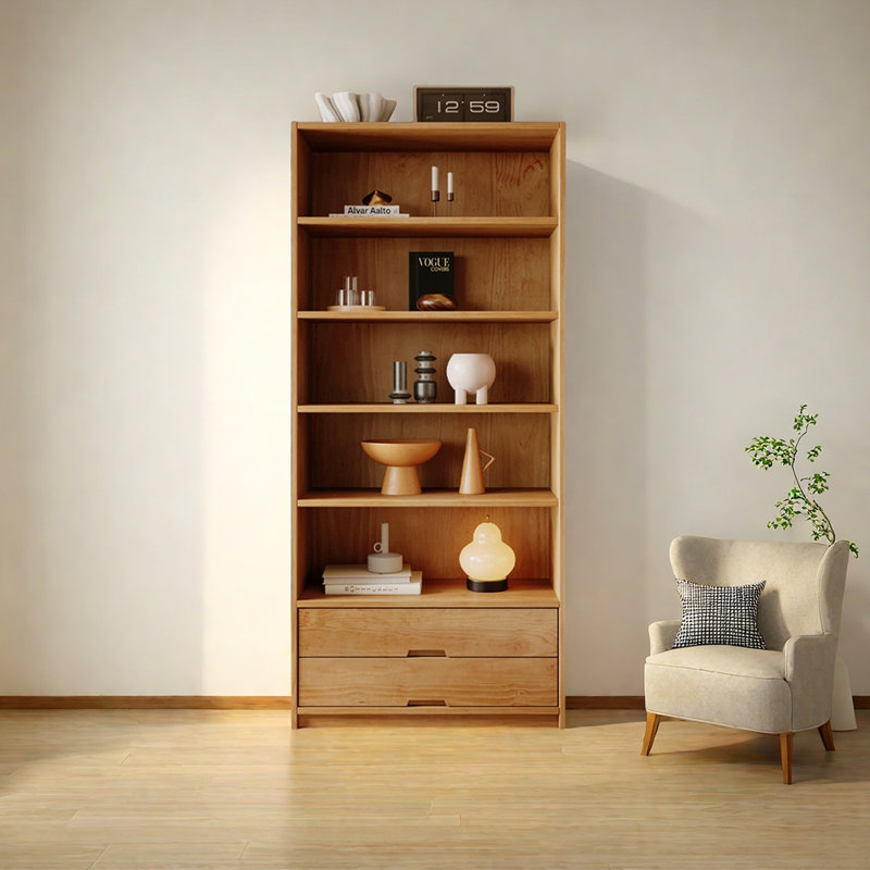 Tommy, (5 Shelves) 74.8"H x 33.46"W x 13.78"D