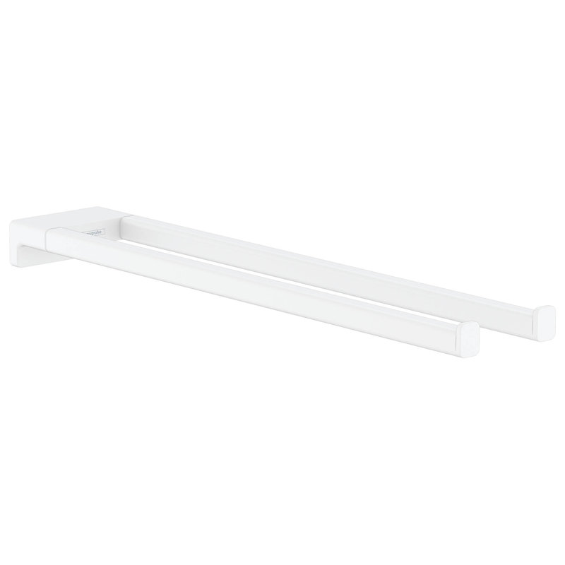Porte-serviettes Hansgrohe AddStoris, Blanc mat