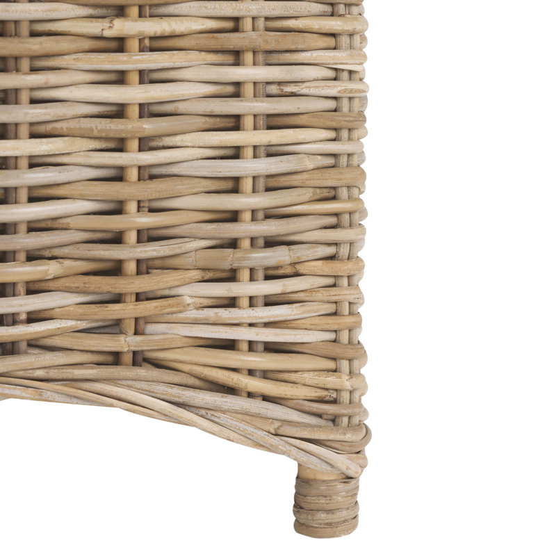 Fauteuil Willow, Naturel brut / blanc