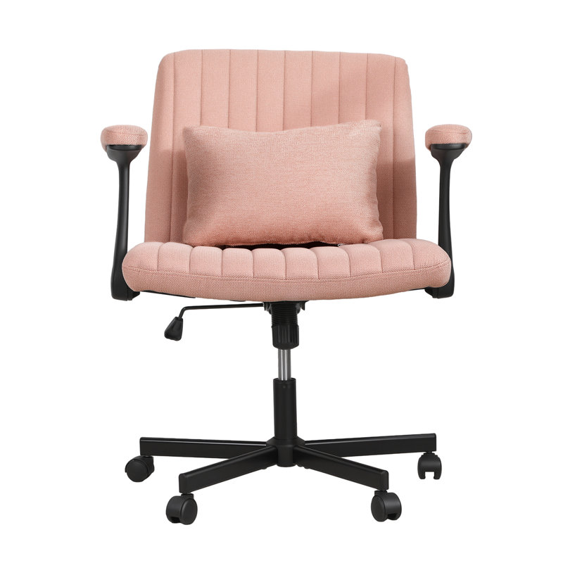 Fauteuil de bureau Criss Cross, Rose