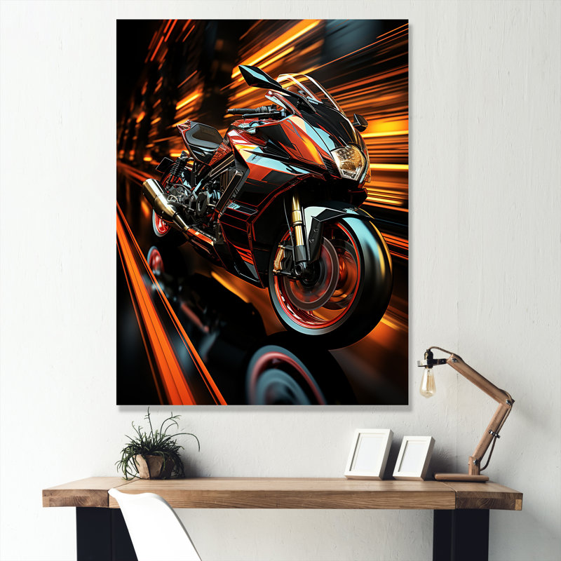 Velocity Speed Bike Fury IV, Toile tendue, 44" H x 34" W