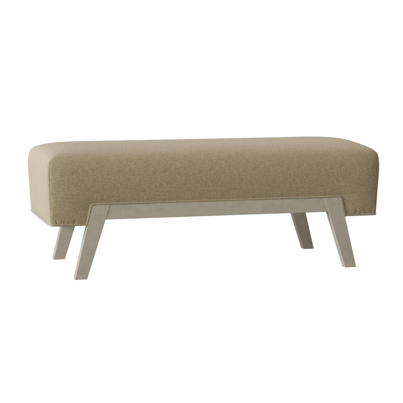Lorain Upholstered Bench, Barley (8789 07), French Oak