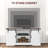 HOMCOM Sideboard Buffet Cabinet With Charging Station