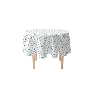 Round Cotton Twill Tablecloth