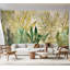 Murale botanique pelez et collez Odion - Aquarelle feuillage d'été-106363107