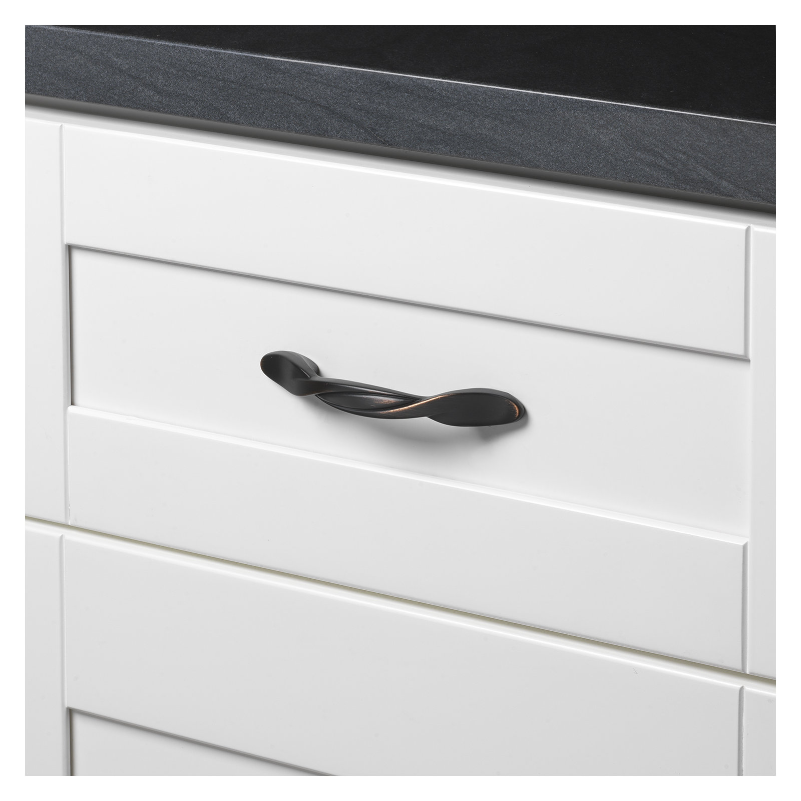 GlideRite Hardware Classic Twisted Pull, Oil Rubbed Bronze