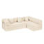Canapé-lit modulaire pliable en L de Boneless-184689021