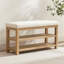 Banc de rangement pour chaussures rembourré Hahnville-1953264403-1953264401