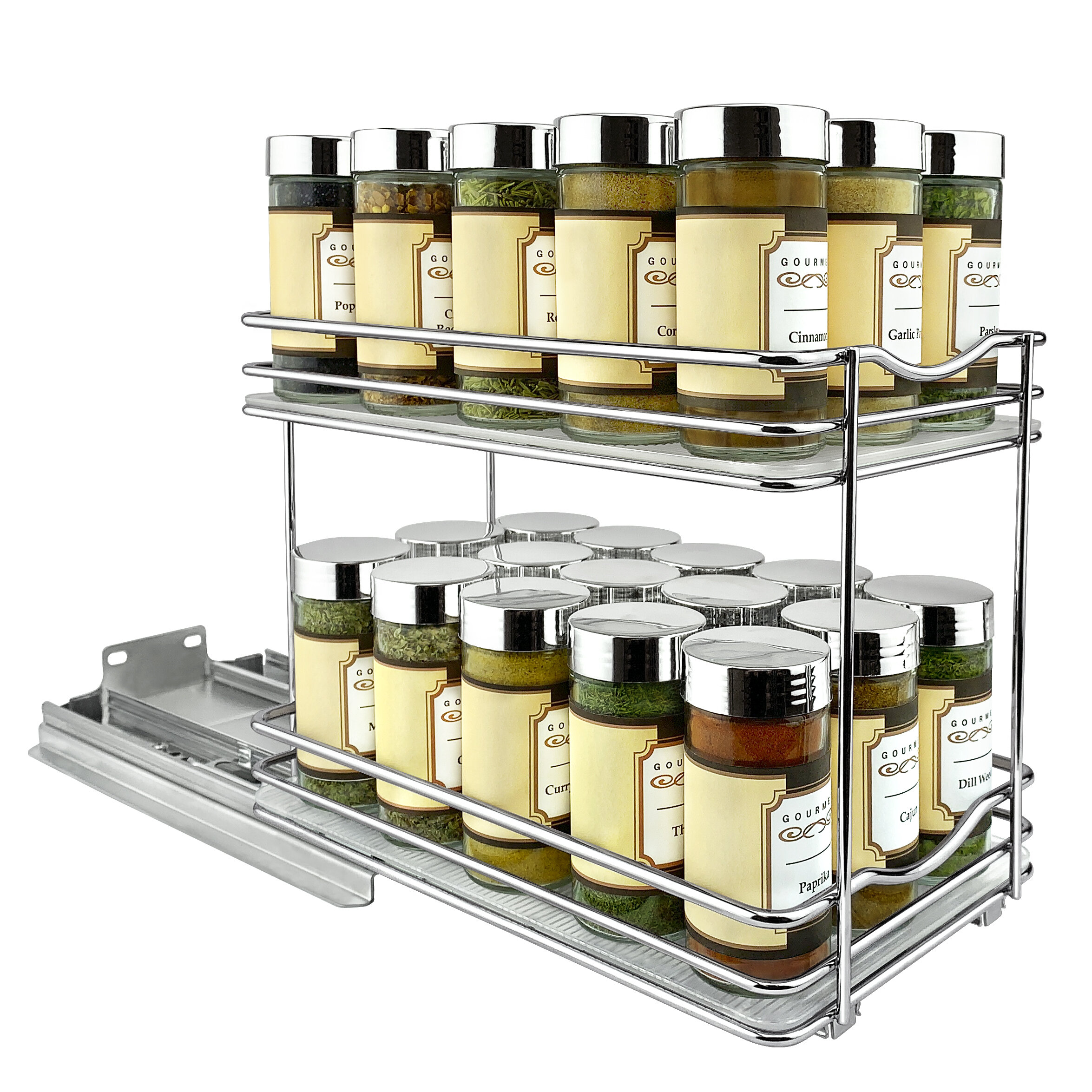 YBING Can Rack Organizer 7 Tier Can Storage Dispenser Holds up to 84 Cans  for Food Storage Can Storage Rack Holders for Kitchen Cabinet or Pantry