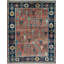 Hand-Knotted High-Quality Orange Area Rug