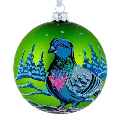 Collectible Pigeon Christmas Tree Ornament 3.9”