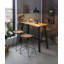 Mabel 124.5cm Solid Wood Top Console Table
