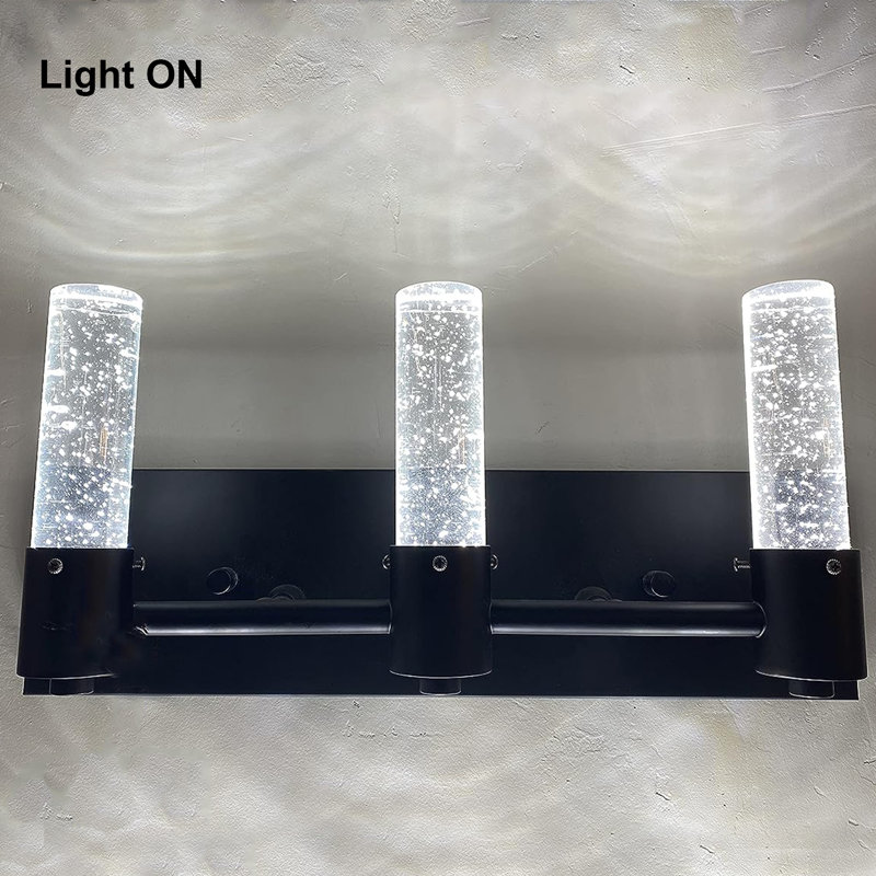 Cathline 3 - Light Dimmable LED Vanity Light, Black
