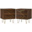 45cm W Manufactured Wood Bedside Table