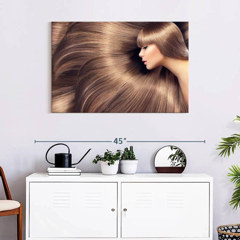 «Flowing Hair» - Impression sur toile tendue, H 24 po x l 36 po x P 1,25 po