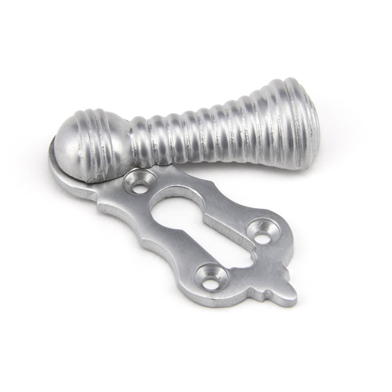 Beehive Escutcheon Door Accessory, Satin Chrome