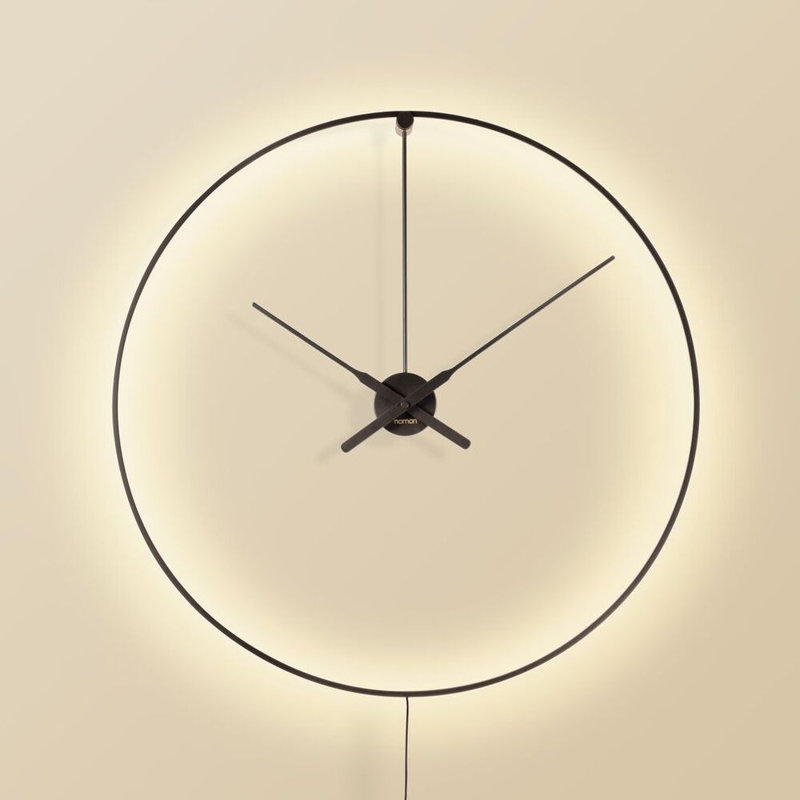 Ombra Aluminium Skeleton Wall Clock