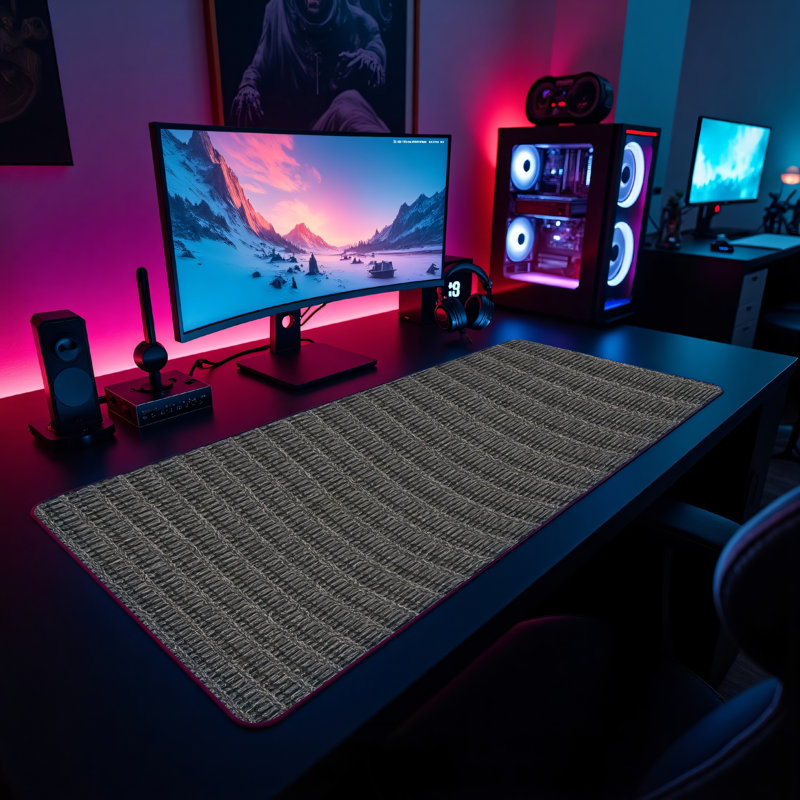 Polyester Desk Pad, 14.4x12.1