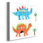 Dino Duo - Impression sur toile tendue-950310656