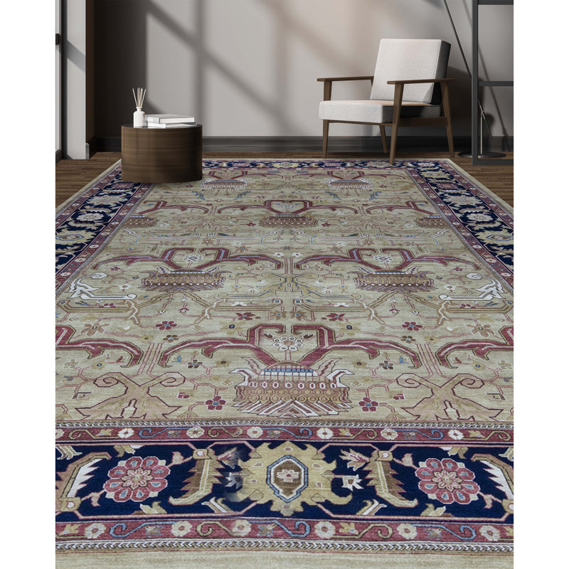 Sultanabad Wool Oriental Area Rug