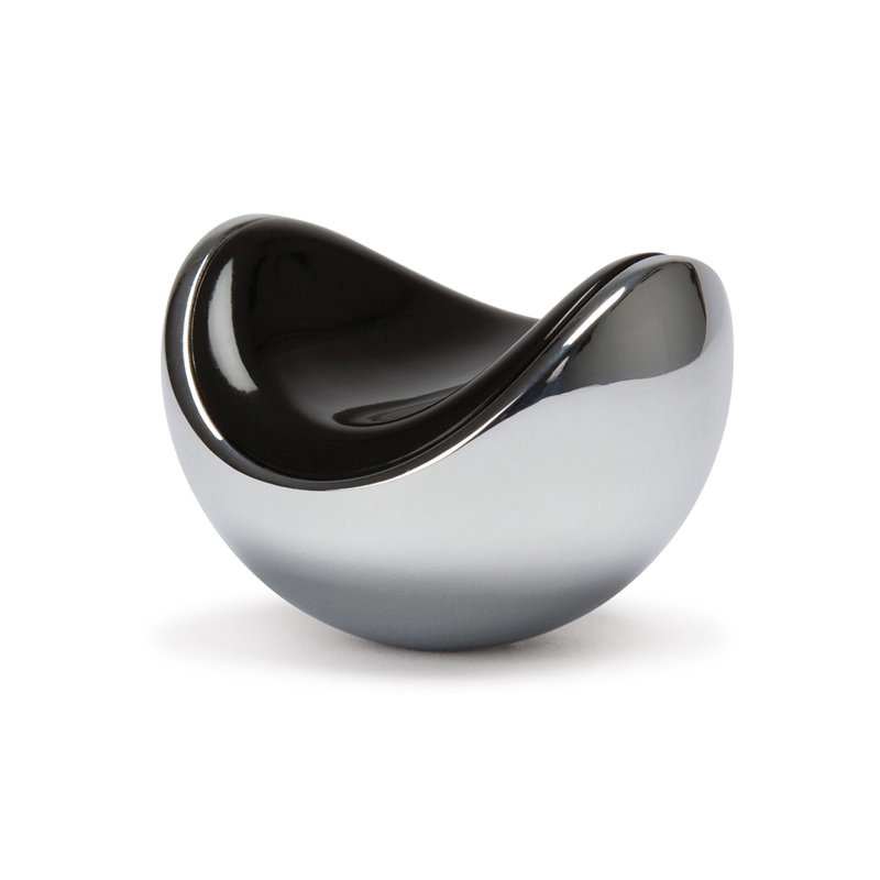 poignée fantaisie demi-lune Neon, Noir
