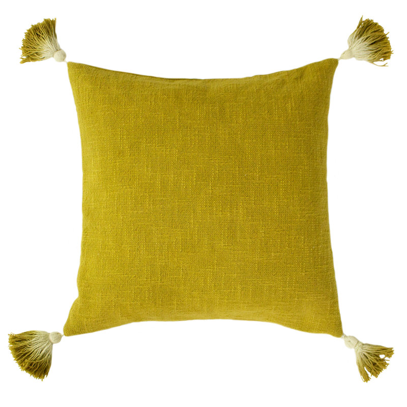 Square Throw Cushion, Moss