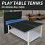 Plateau de table de tennis de table pliable et portable de 9 pi de taille moyenne pour jeux d'intérieur-126243745