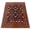 Tapis bleu foncé Teimani 3 pi 9 po x 6 pi 2 po