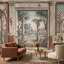 Murale classique de style méditerranéen avec colonnes romaines-2025848660-2025848662