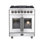 Cuisinière à convection autoportante à double carburant 30 po 4,32 pieds cubes Forno Massimo