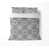Motif floraux gris