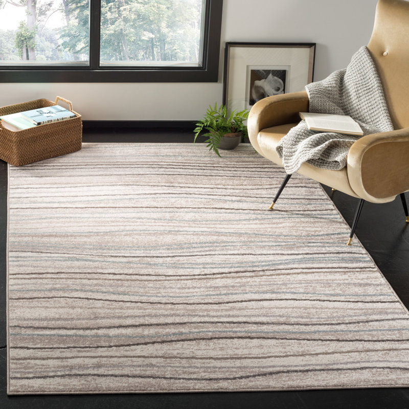 Mcnealy Performance Abstract Rug, Rectangle 8' x 10'