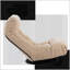 Fauteuil inclinable réglable en mousse à mémoire de forme 3D pour balcon / tatami | Coton | Courbé
