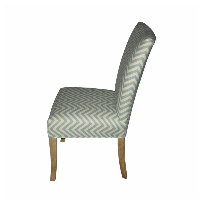 21'' H Fabric Upholstered Dining Chair, Ziggi Mist