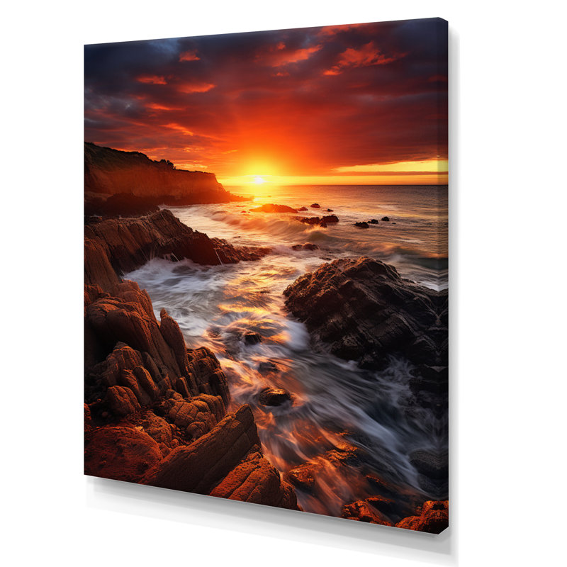 Habiba Beach Golden Sands Ix sur toile, H 40 po x l 30 po x P 1,5 po, Toile tendue