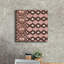  «Kuba Canvas Mat 1 Blush C» par Sue Schlabach, art mural sur toile, 18 po x 18 po
