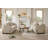 90'' Upholstered Modern Curved Chenille Sofa with Unique Wood Legs-655481433