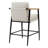 Atik Upholstered Counter Stool with Metal Frame-203340567