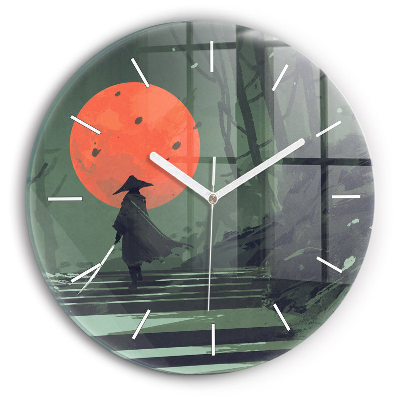 Glass Wall Clock