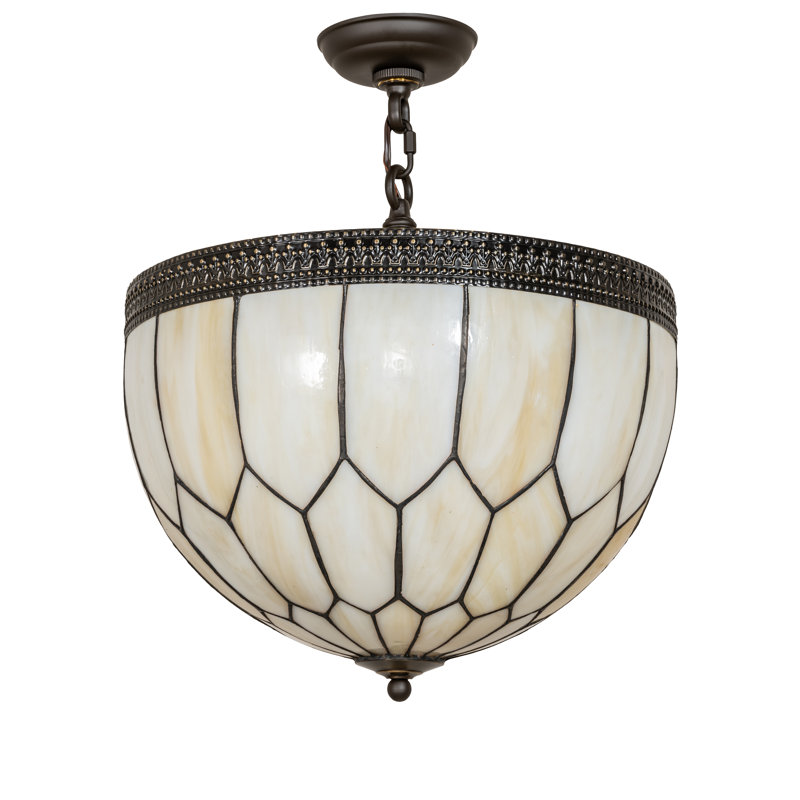 18" Wide Vincent Honeycomb Inverted Pendant