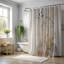 Rideau de douche 1 pièce Subdued Boho Blossoms-1449381165